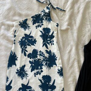 Pretty summer one shoulder floral dress